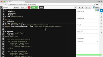 EP 9.2 - Angular / Forms / Model Driven Approach