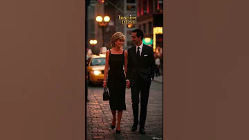 New York City Love Lady Diana Dodi Al Fayed Romantic Stroll Shorts 