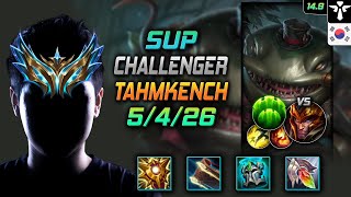 탐켄치 서폿 템트리 룬 솔라리 수호자 -  Tahm Kench Support - 롤 KR 챌린저 패치 14.9