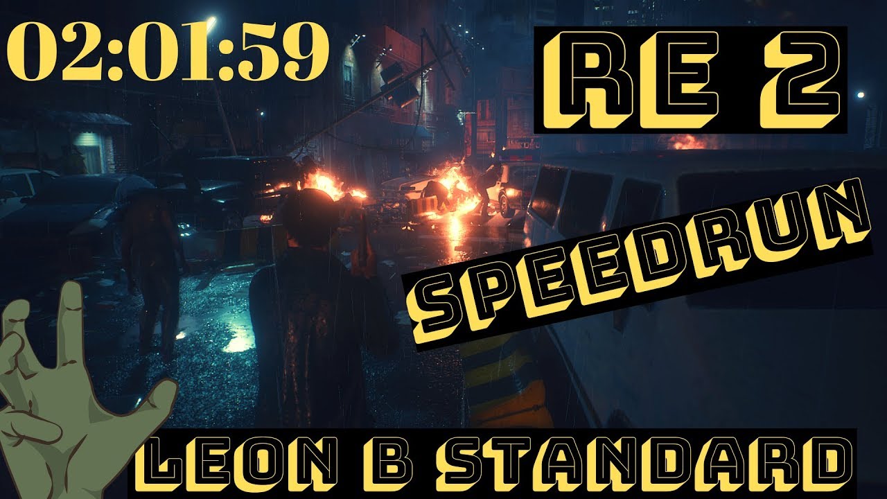 Re2 Speed Run Resident Evil 2 Remake : Speedrun Leon B Rank S (Standard) (PS4) - YouTube