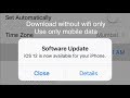 iPhone Update 12 without wifi | Apple tips