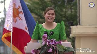 Inaugural Speech of Vice President-elect Sara Zimmerman Duterte 6/19/2022