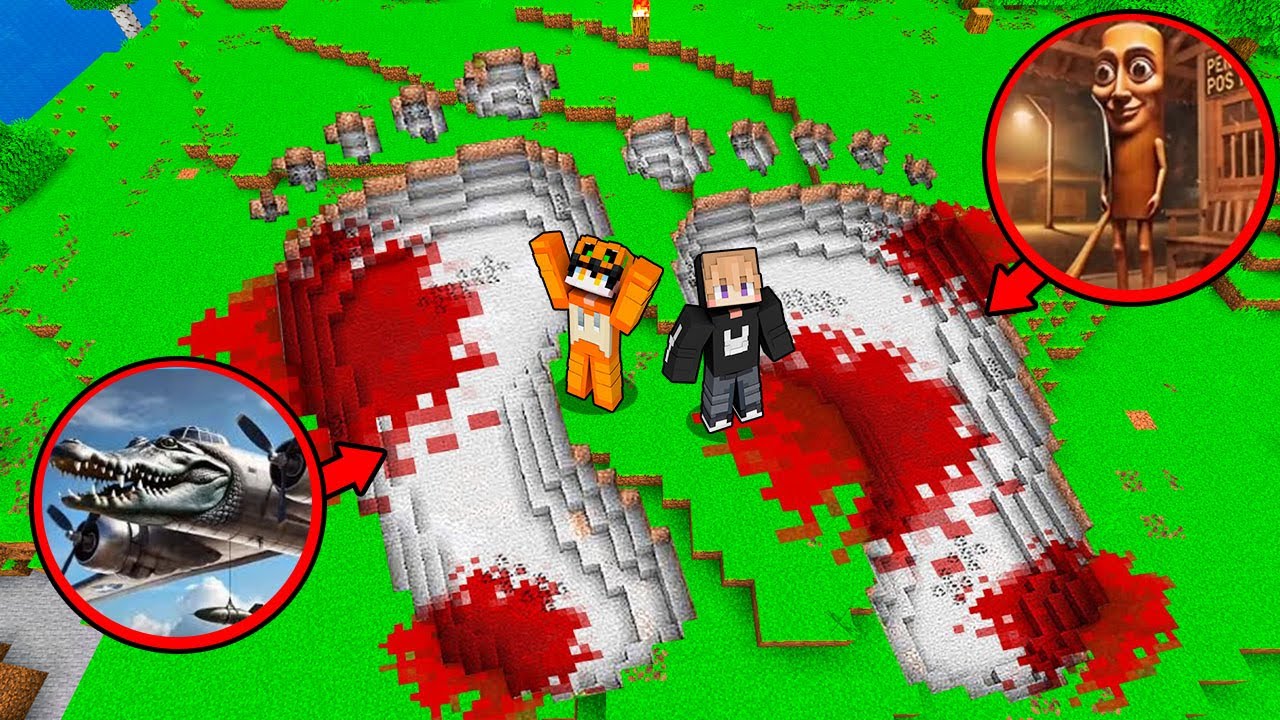 KITA MENEMUKAN JEJAK KAKI SERAM ANOMALI BRAINROT DI MINECRAFT!!