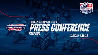 Spoiler Alert: Supersport Race 2 Press Conference At Road Atlanta 2026