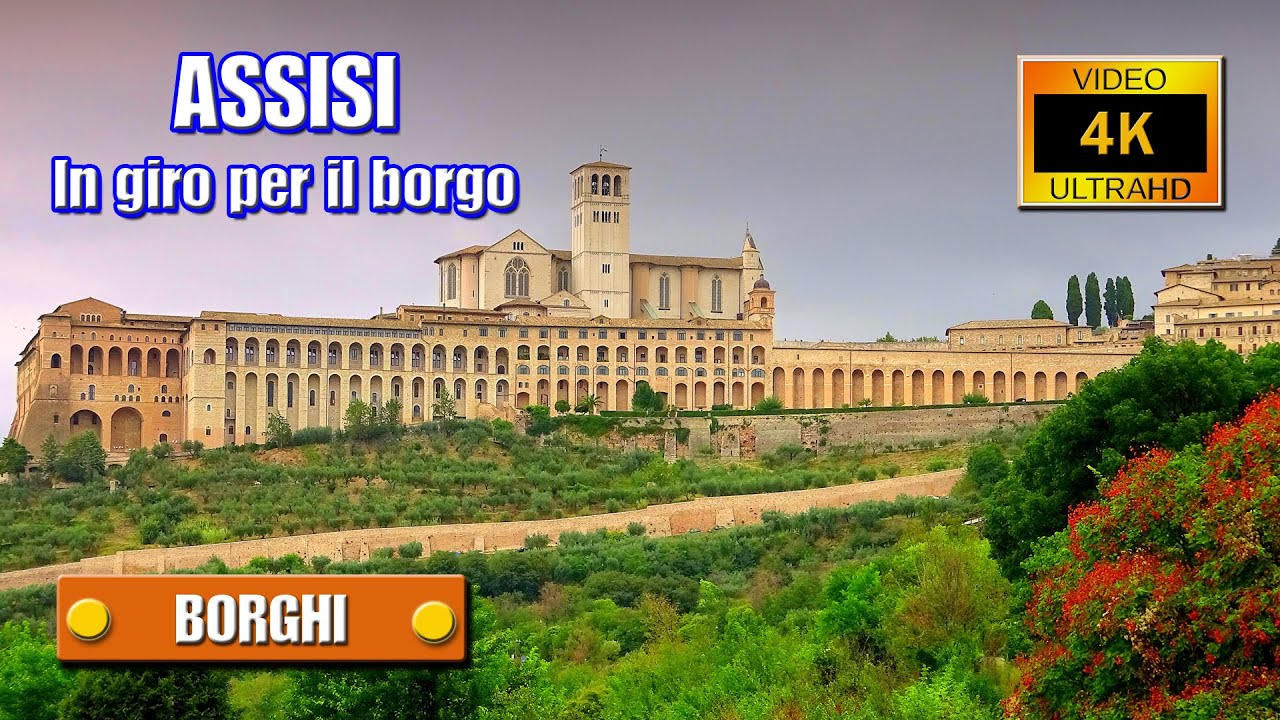 ASSISI (Umbria):  In giro per la città - di Sergio Colombini (Video 4K)
