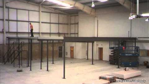 Installing a mezzanine floor