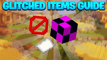 How To Get GLITCHED ITEMS in Hypixel Skyblock! - Nulls, Barriers, GUI Items, Among Us and More!