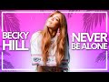 Becky Hill x Sonny Fodera - Never Be Alone [Lyric Video]