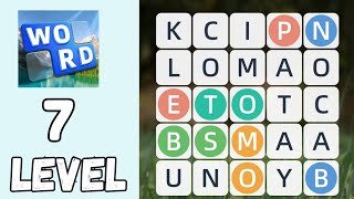 Zigword : Clam Word Puzzle Level 7 Walkthrough Solution