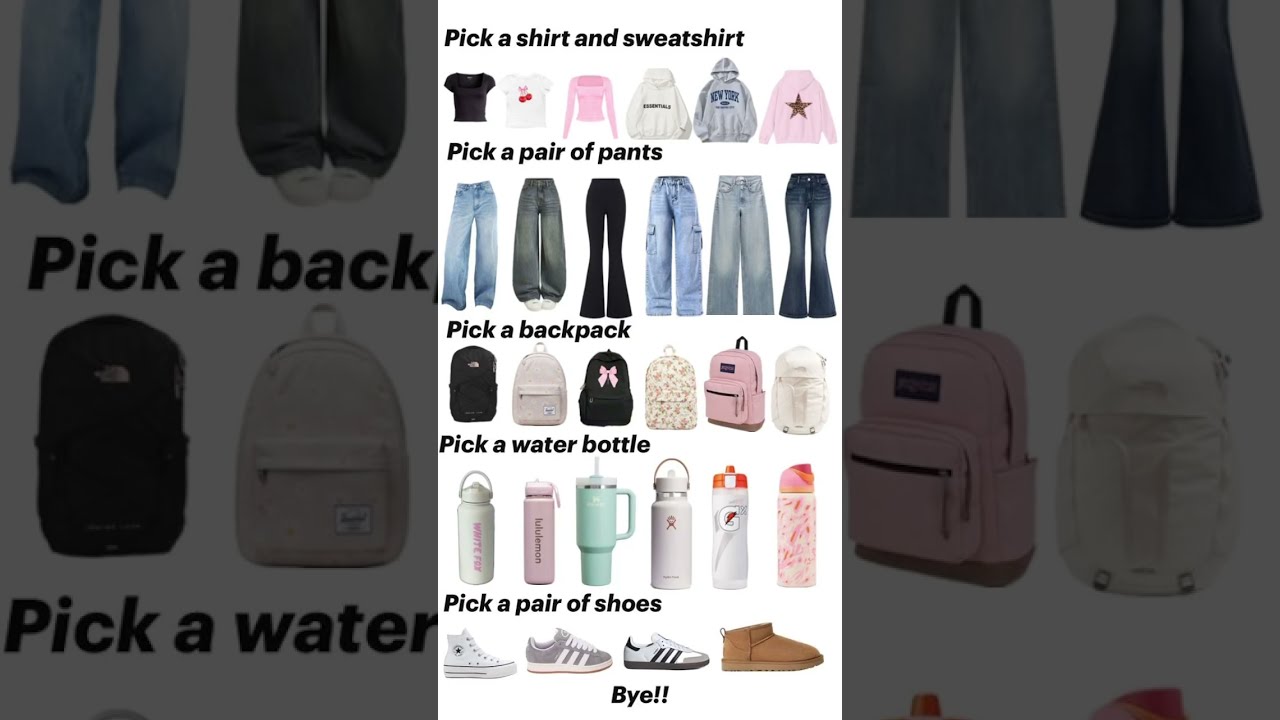 Pick Your School Outfit Preppy Short Fyp