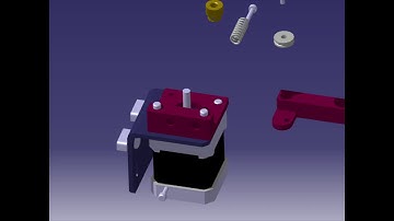 3D Printer Extruder Assembly Animation