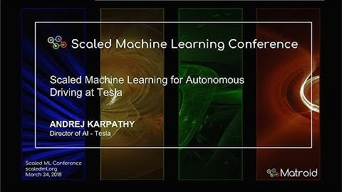 Andrej Karpathy - Scaled Machine Learning for Autonomous Driving at Tesla
