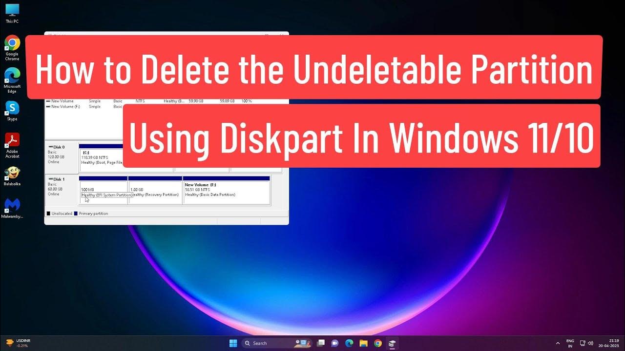 how-to-delete-the-undeletable-disk-partition-using-diskpart-in-windows