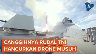 Intip Canggihnya Rudal TNI AL Hancurkan Drone Musuh di Selat Bali