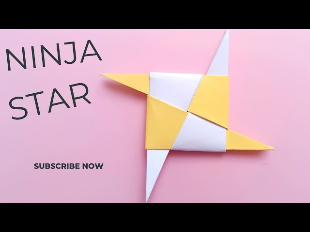 How to Make a Ninja Star from Square Paper