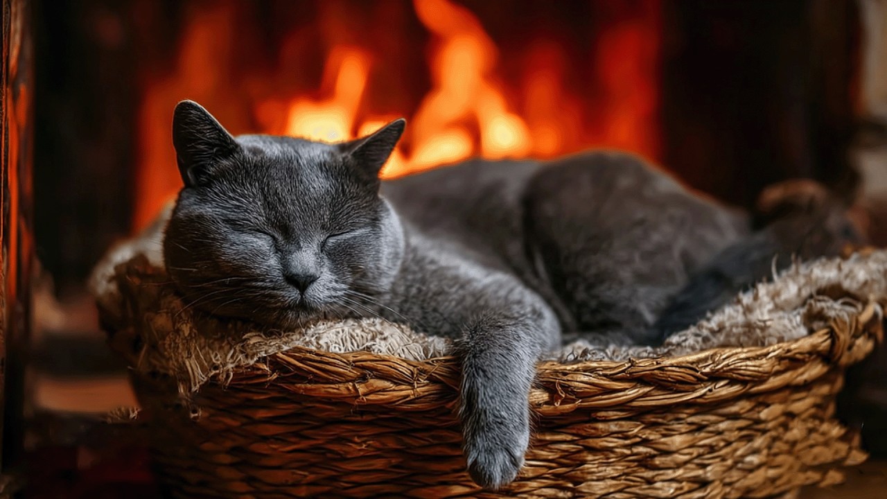 Relaxing Piano Music for Cats – Calm Sleep and Stress Relief