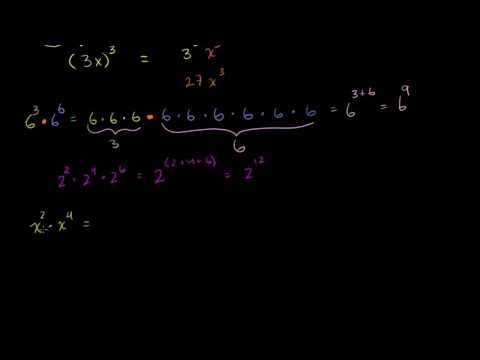 ხარისხების თვისებები გამრავლებისას