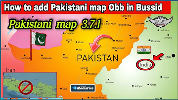 How to add Pakistani map in Bus simulator indonesia Pakistani Obb Bussid 3.7.1