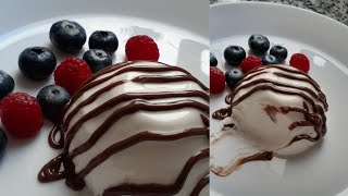 Classic italian PANNA COTTA  recipe || ?? ألذ تحلية إيطالية الباناكوتا الأصلية