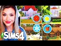 Every Tiny Home is a Different SEASON // 4 Homes Per Each Season // SIMS 4 BUILD CHALLENGE