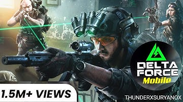DELTA FORCE MOBILE WARFARE Gameplay ( 4K 60Fps Quality) - No Commentary 🔥