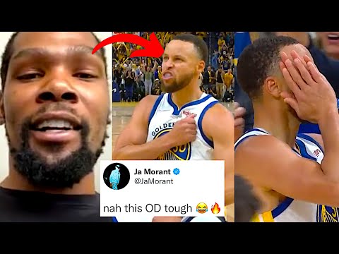 NBA PLAYERS REACT TO GOLDEN STATE WARRIORS BEATING DALLAS MAVERICKS IN GAME 2 | STEPH CURRY REAC