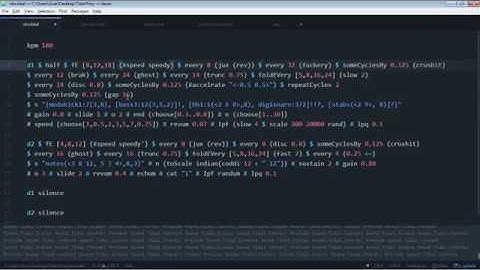 Auto-LIQDM(aka Low IQ Dance Music) Test #1 - Live Coding - Tidal Cycles