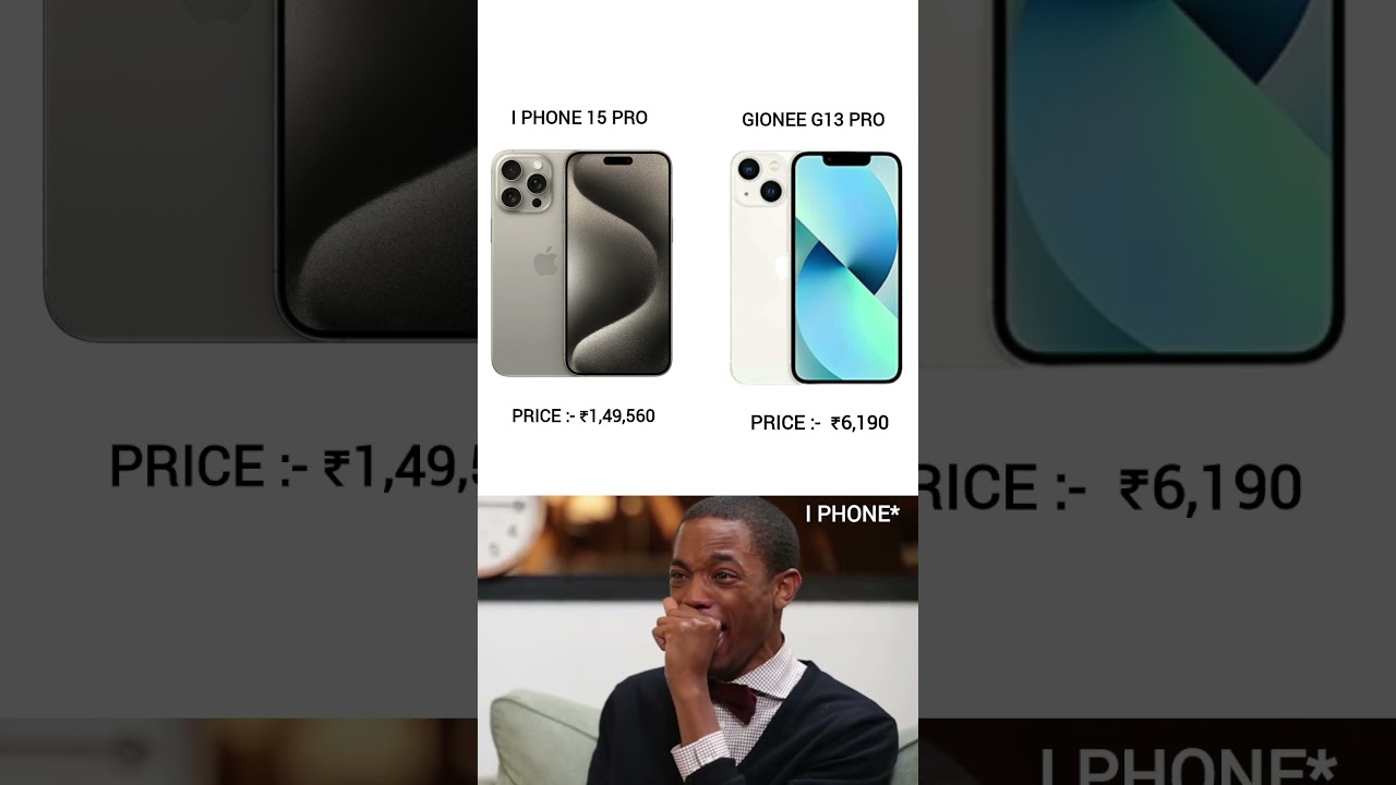 I phone 15pro vs Gionee G13Pro 