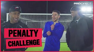 Jorginho teaches Chunkz and Filly how to take a penalty