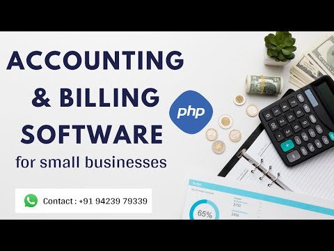 Accounting & billing software for small businesses Project with php source code