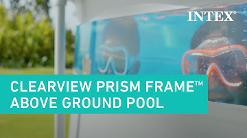 Intex® Clearview Prism Frame™ Premium Above Ground Pool