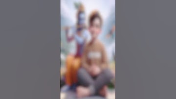 comment your name ✍🏻       krishna 3D image with name | radhe krishna Shorts video #aiartgenerator