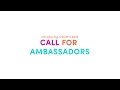 USOW&#39;s 2019 Call for Ambassadors