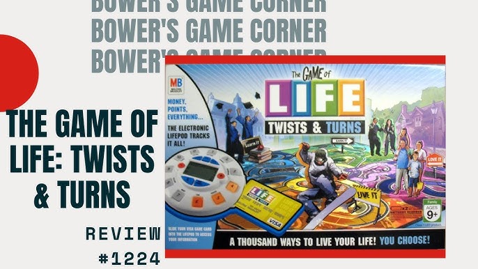 THE GAME OF LIFE TWISTS & TURNS MB MILTON BRADLEY GOOD USED