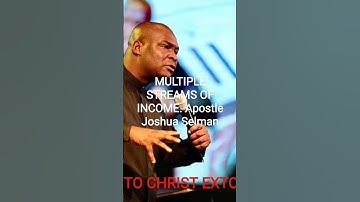 MULTIPLE STREAMS OF INCOME. Apostle Joshua Selman. #shorts #gospel #apostle #apostlejoshuaselman
