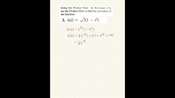AP Calculus: Use the Product Rule to Find the Derivative of Polynomial and Radical Functions
