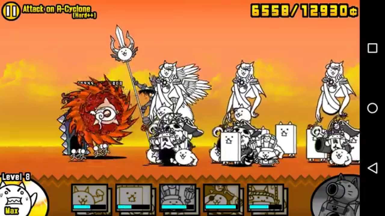 Red Cyclone The Battle cats/ attack on r-cyclone++ tutorial - YouTube