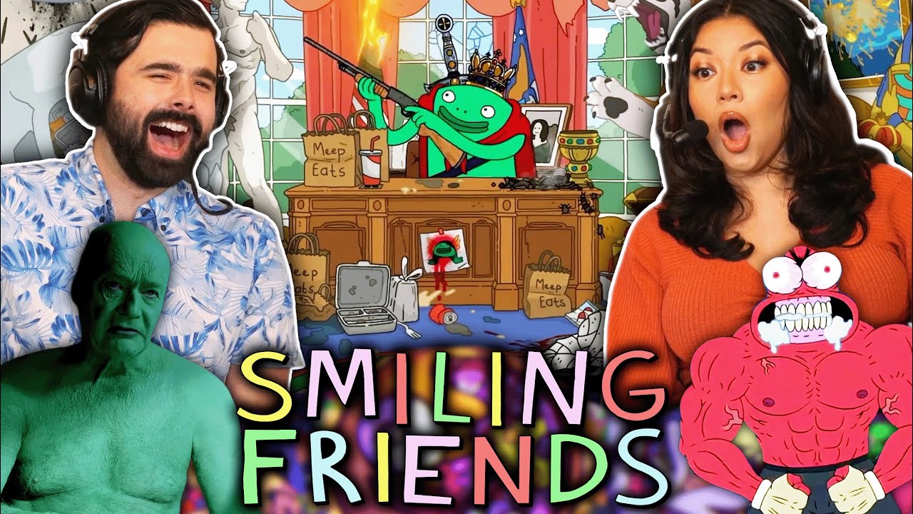 Smiling Friends SEASON 3 EPISODE 2 REACTION! MR. FROG IS BACK! 3x2 FIRST TIME WATCHING