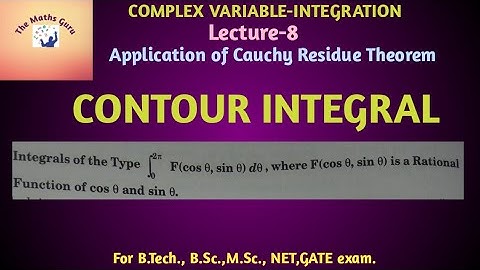 L8||Contour Integral || Contour Integration Examples|| Complex Integral