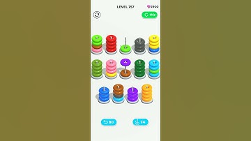 Level-757 in color hoop stack