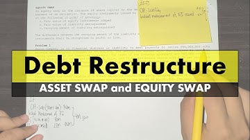 Intermediate Accounting 2 | Debt Restructure - Asset Swap and Equity Swap