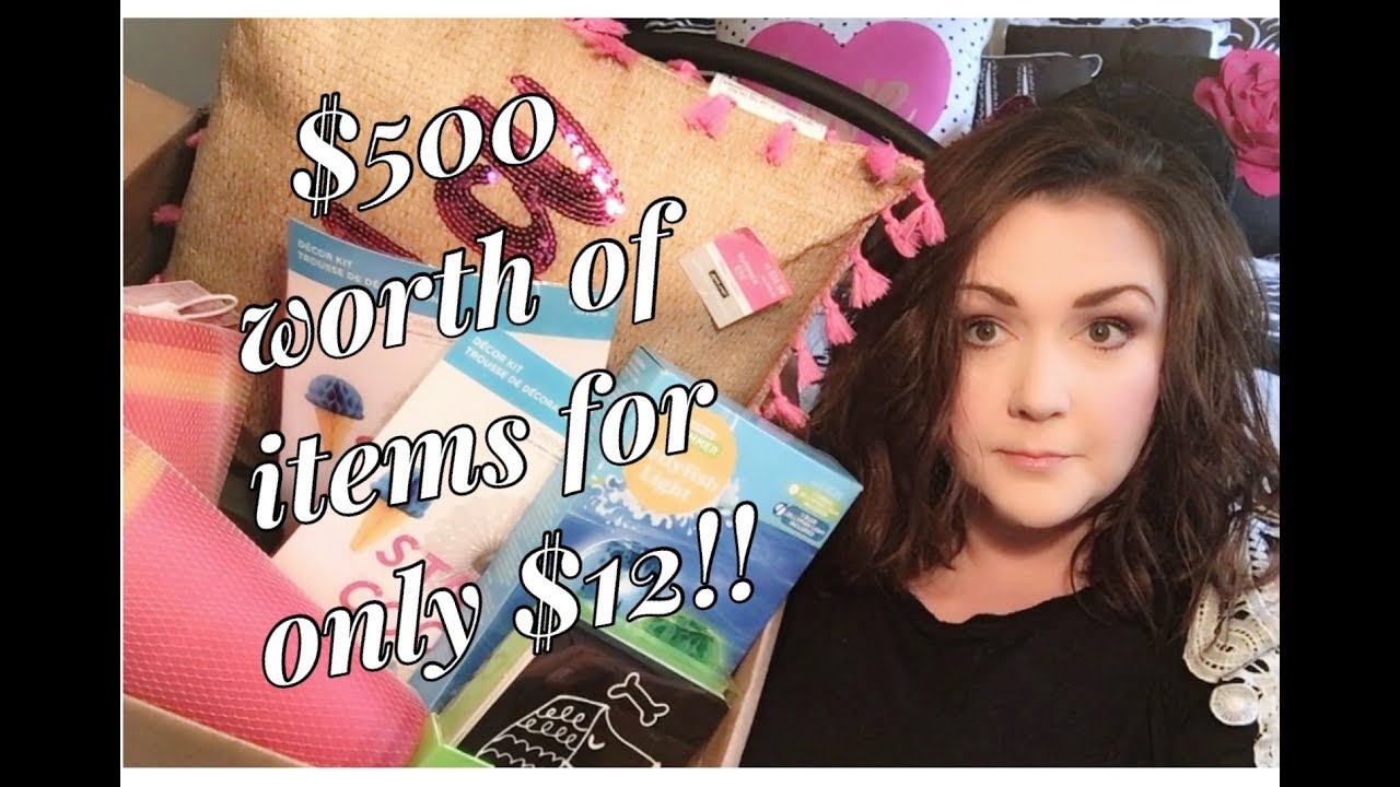 MICHAELS Grab Bag Box Unboxing | $500 worth of items!! | What's inside? - YouTube