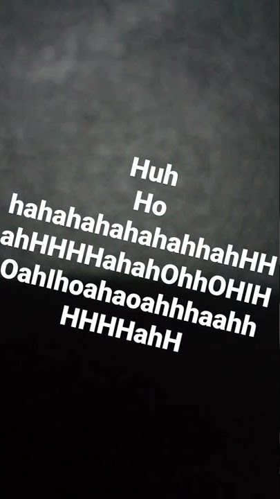 Sound EFFECT HAH HEH tercengang