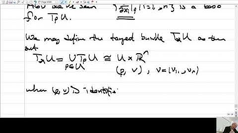 Math505 - 13 - Differentiable Manifolds