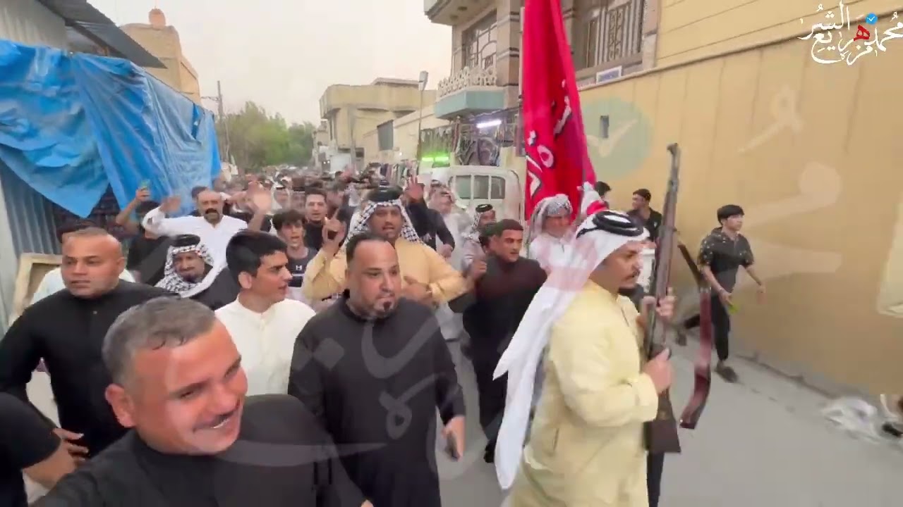 تشييع الحاج غازي كاظم بريدي السويعدي