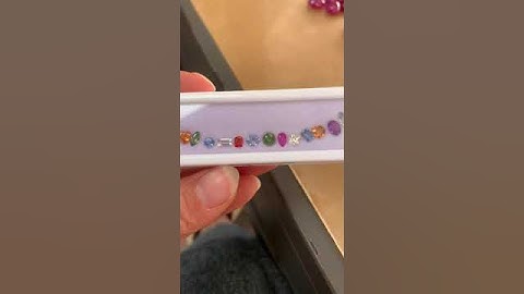 Lô ruby saphia đá các màu lên mặt dây chuyền trang sức nữ đẹp #gems #daquy #hanoi