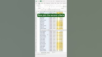How to use Xlookup with multiple criteria in Excel! #excel #xlookup #spreadsheet