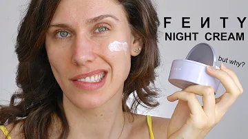 Can you use the Fenty skin moisturizer at night?