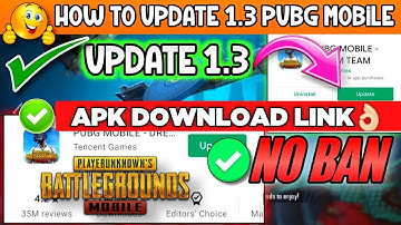😍How To Update Pubg Mobile🔥| 1.3 Update Download | How To Update 1.3.0 PUBG MOBILE GLOBAL VERSION