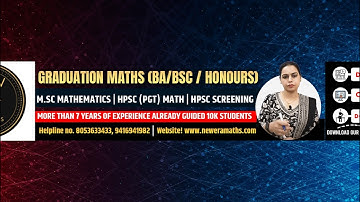 Differential Equations | Important Questions | B.A/B.Sc Maths| By Anju Ma